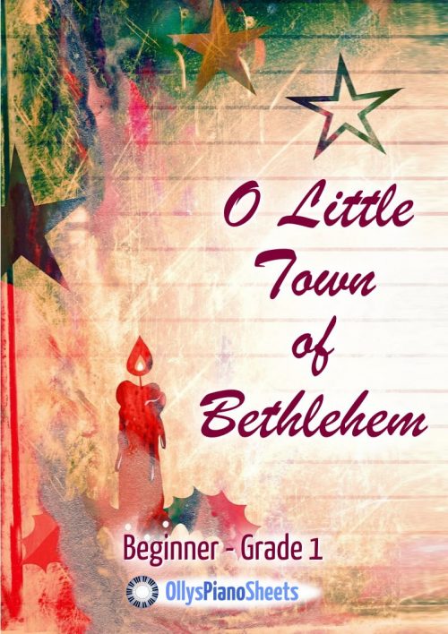 O Little Town Of Bethlehem - piano sheet music by Olly Wedgwood